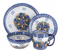 Spring Butterfly 4 Piece Place Setting - Service for 1